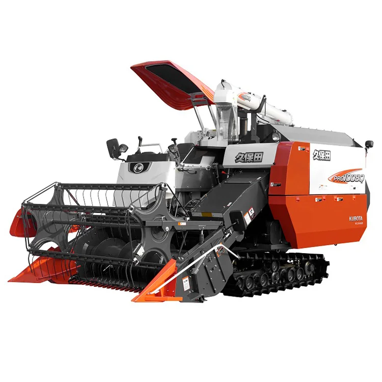 KubotaPRO1008Q China Harvester Machine Mini Rice Harvester Combine Forage Machine Okra Harvester