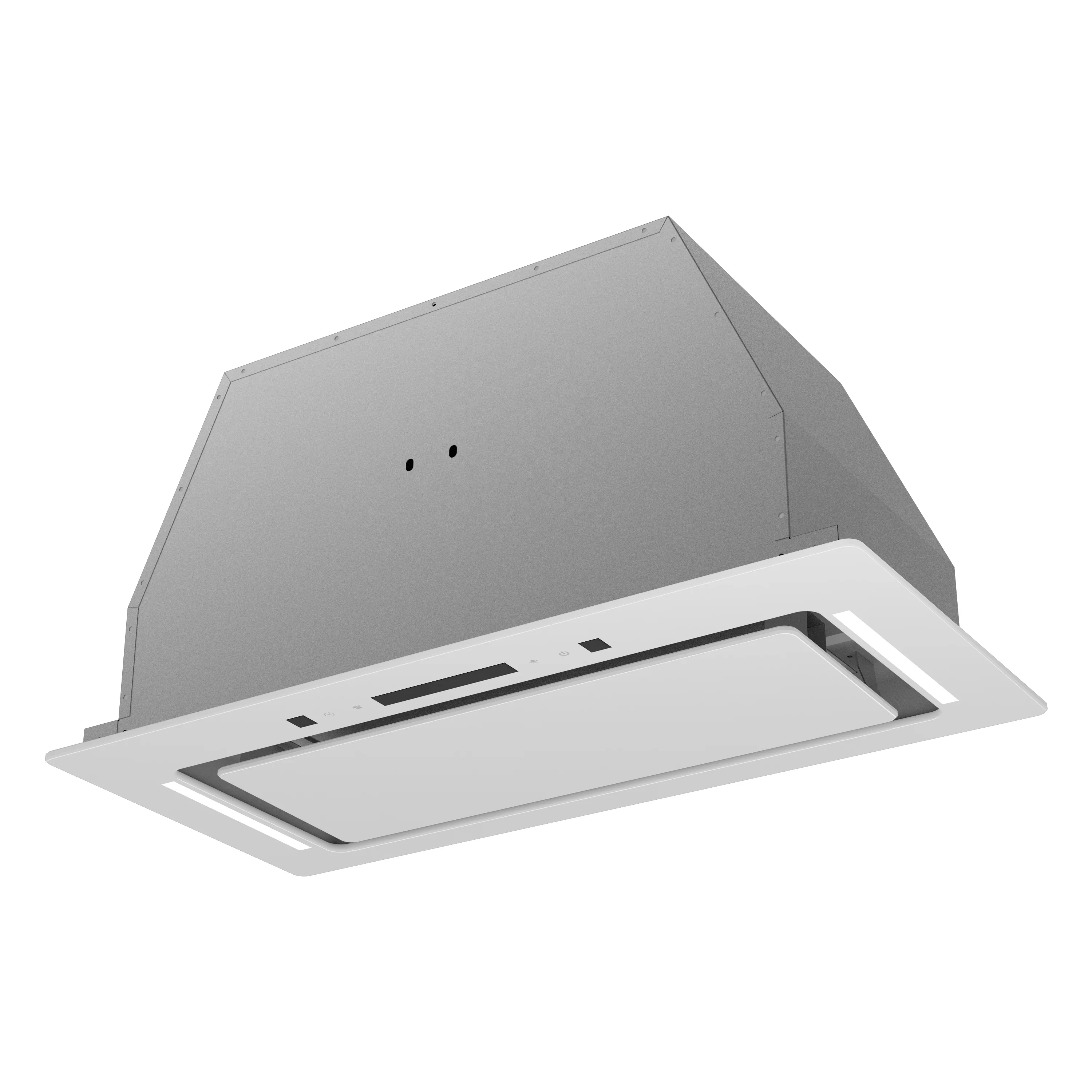 Built-In CB CE Certifications Led Lights Convertible Ducted Ductless Insert Hidden Kitchen Vent Range Hood