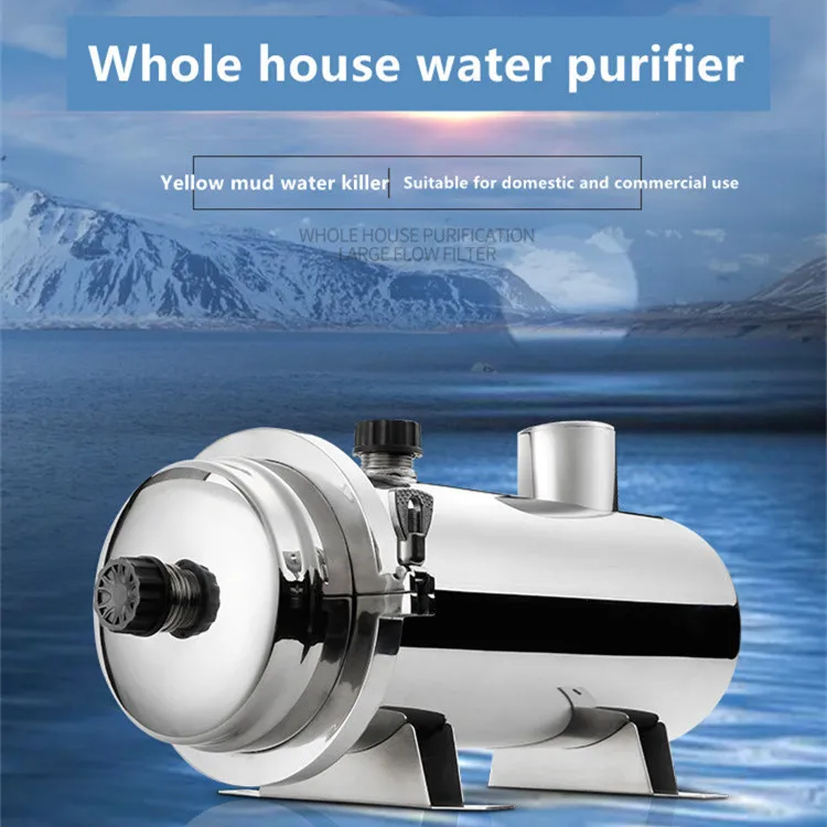 
8000L/h commercial PVDF stainless steel ultrafiltration water filter 