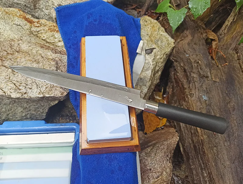 Knife Sharpener Stone Dual Side Whetstone Professional Kitchen Sharpening Grinder Oilstone Honing Set