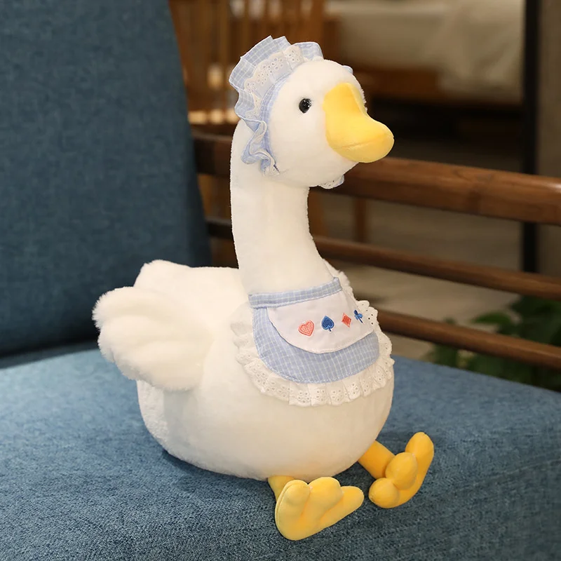 2022 NEW Amazon Creative Doll Present White Duck with Baby Plush Toy soft toy Big white Goose Stuffed Animal Plush Toy