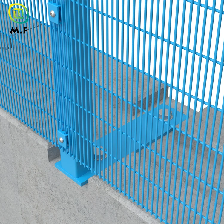 High Perspective And High Security Dense Mesh Guardrail Board Airport Railway Prison Safety Fence 358 Anti-intruder Mesh Fence