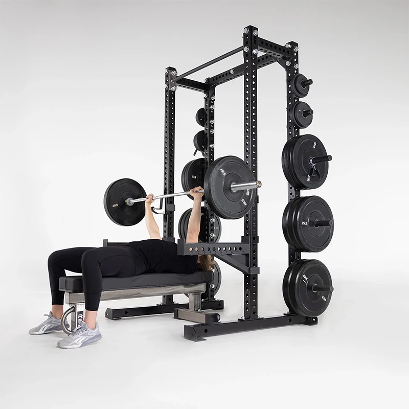 Rouser Fitness Half Power Rack Builder Gym Equipment Half rack squat power home Multi Gym Functional  barbell rack