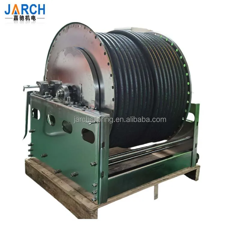 50m 100 meter manual water truck hose reel  crank hand 1inch 1.5 inch 2 inch hose cable reel with rotary joint