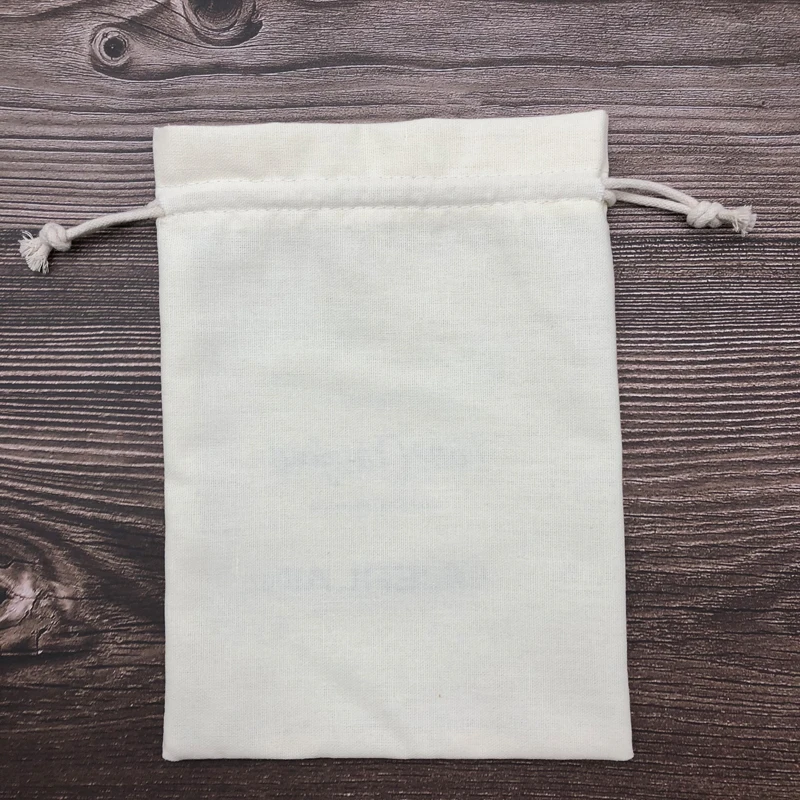 Custom Velvet / Cotton Material Drawstring Bag For Jewellery