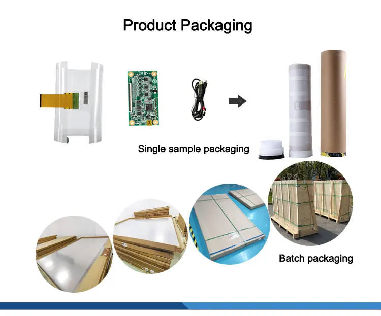 10.1 inch 12 touch points transparent  pcap touch panel foil with  USB power fast response capacitive touch  panels