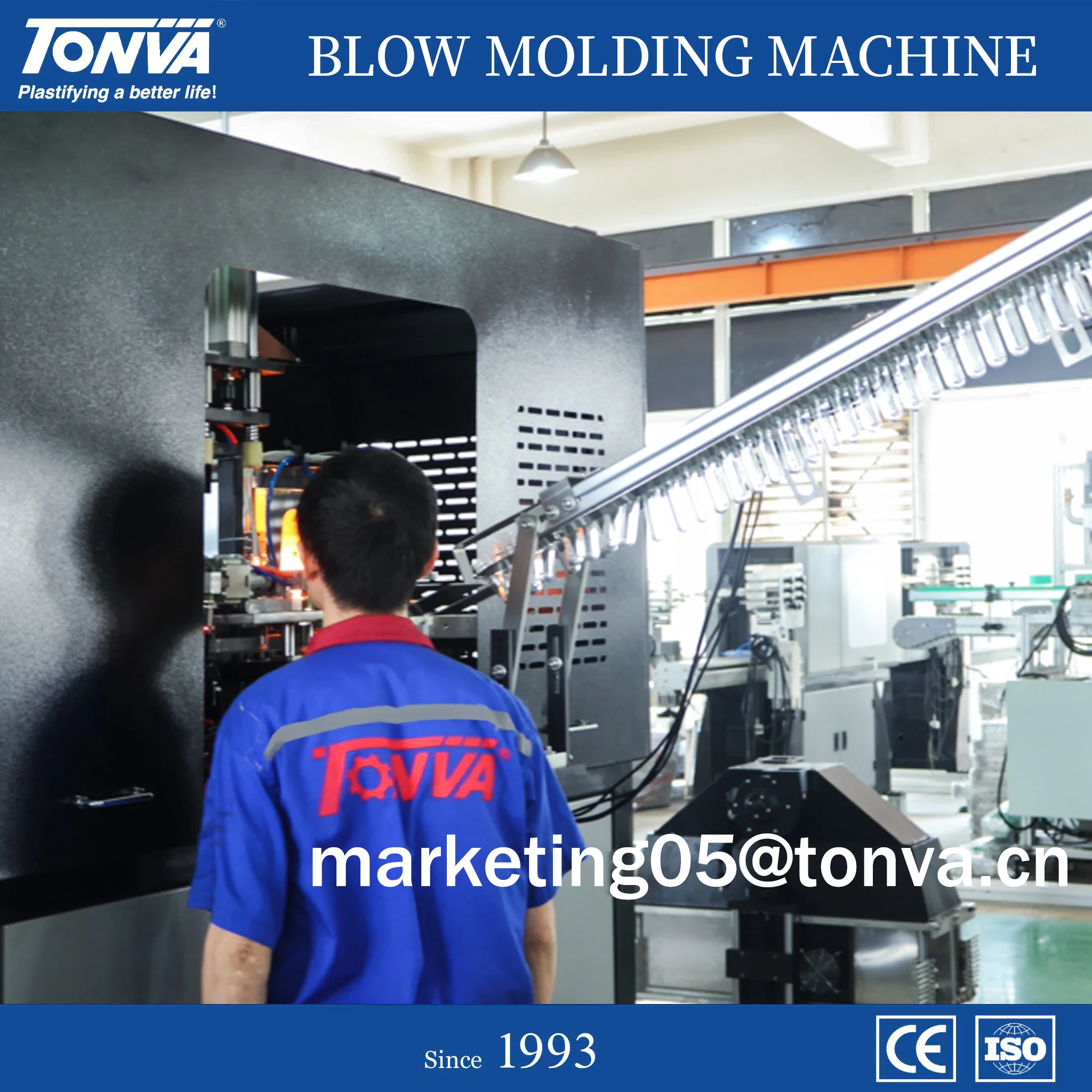 Plastic PET Honey Bear Bottle Making Bottle Blowing Molding Machine