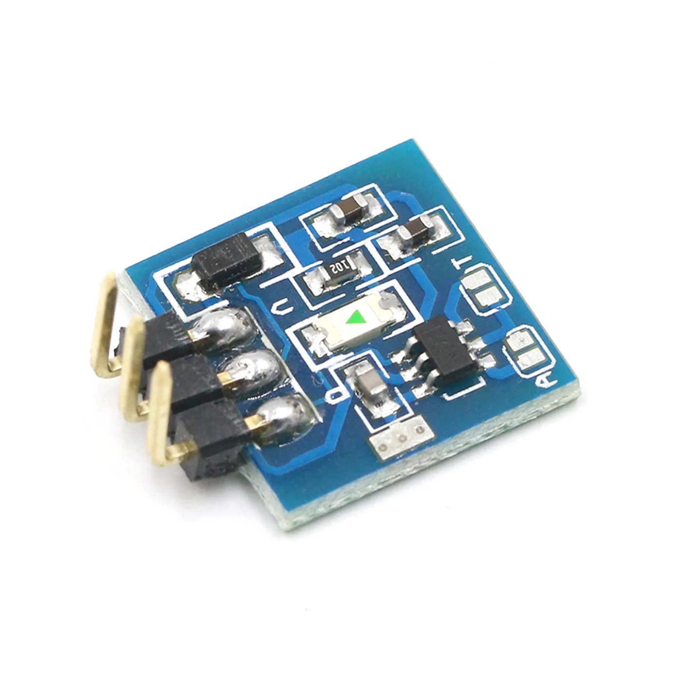 Touch button sensor module Capacitive switch Can be set to self-locking/jogging mode With light