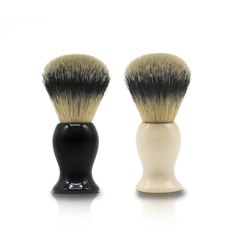 OEM Luxury Shave Brush for Home or Travel High end Synthetic Hair Shaving Brush Fine Acrylic Handle Best Present for Men