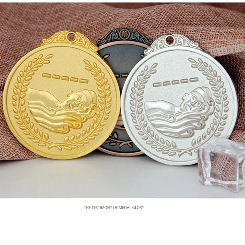 Hot sale metal crafts Blank Award Run Race Metal Gold Silver Bronze Medals blank Custom Medal metal