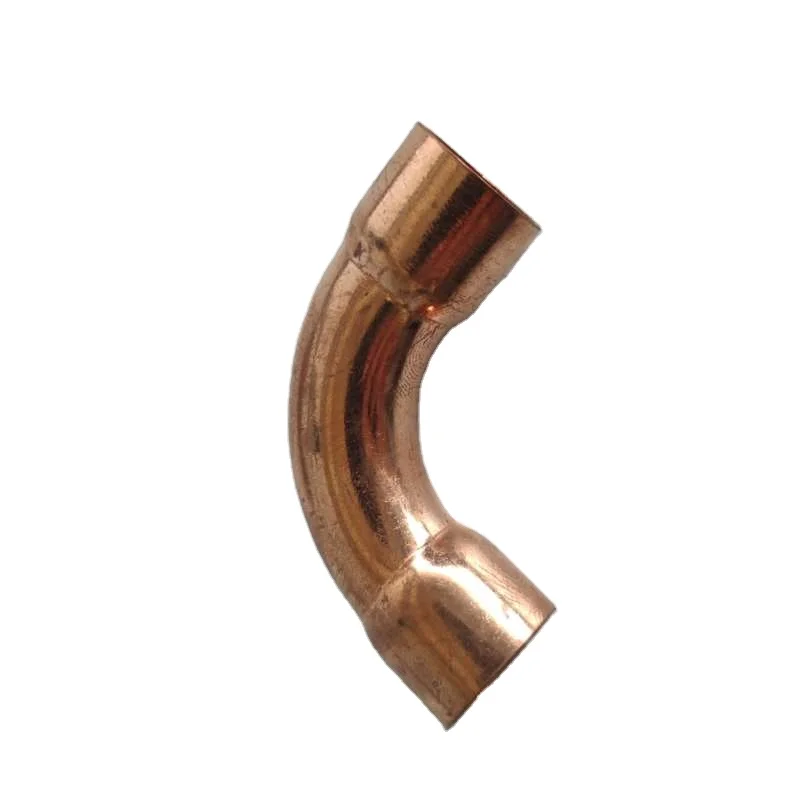 Top-Class Quality 90 Deg Elbow Copper Tube Plumbing HVAC Manufacturer Copper Fittings