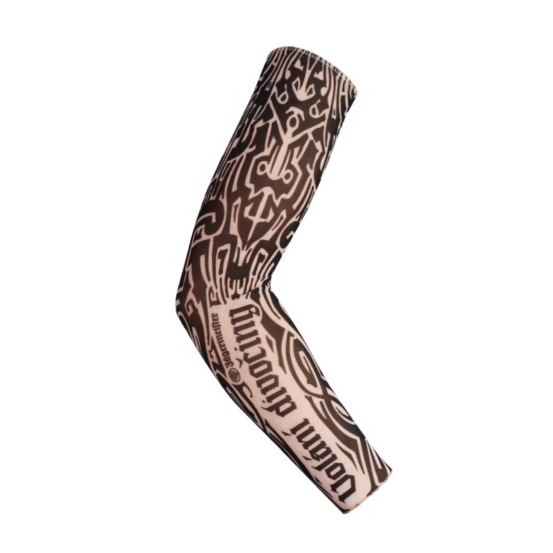 2024 new arrivals wholesale summer sunscreen anti-uv tattoo floral ice cool magic arm sleeve for unisex