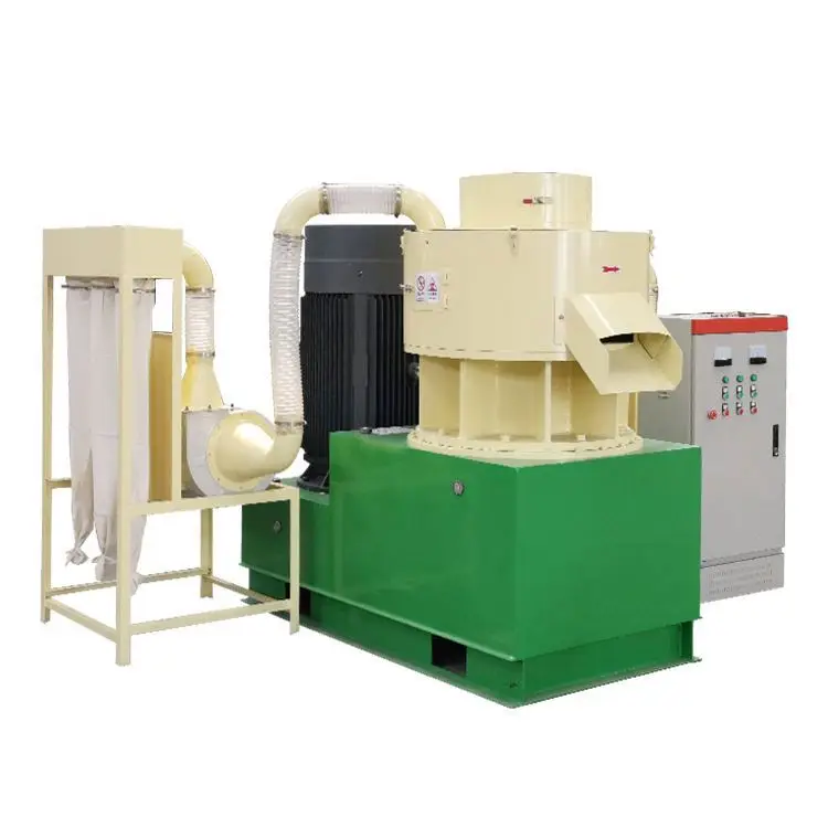 Industrial biomass diesel engine driven wood pellet making machine/animal manure pellet granulator