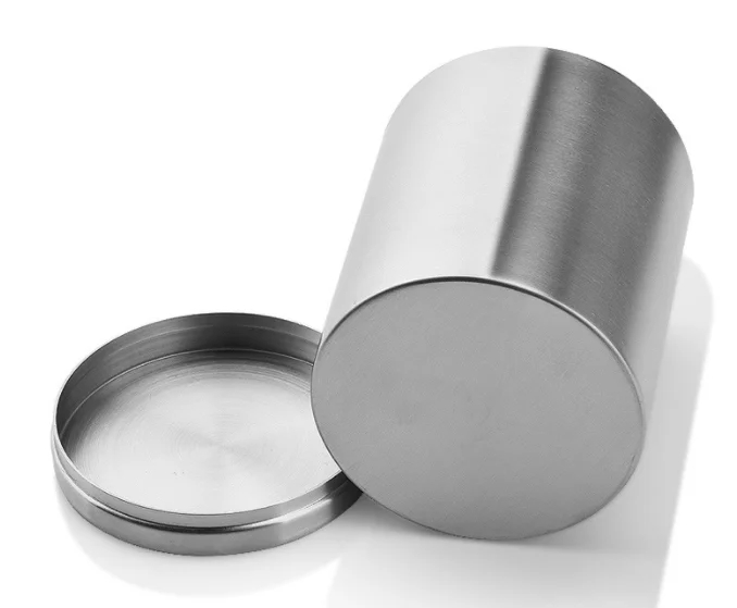 Stainless Steel Ointment Jar Cotton Balls Jar Dispenser Liquid Holder