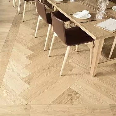 
Solid wood herringbone parquet floor factory supply 