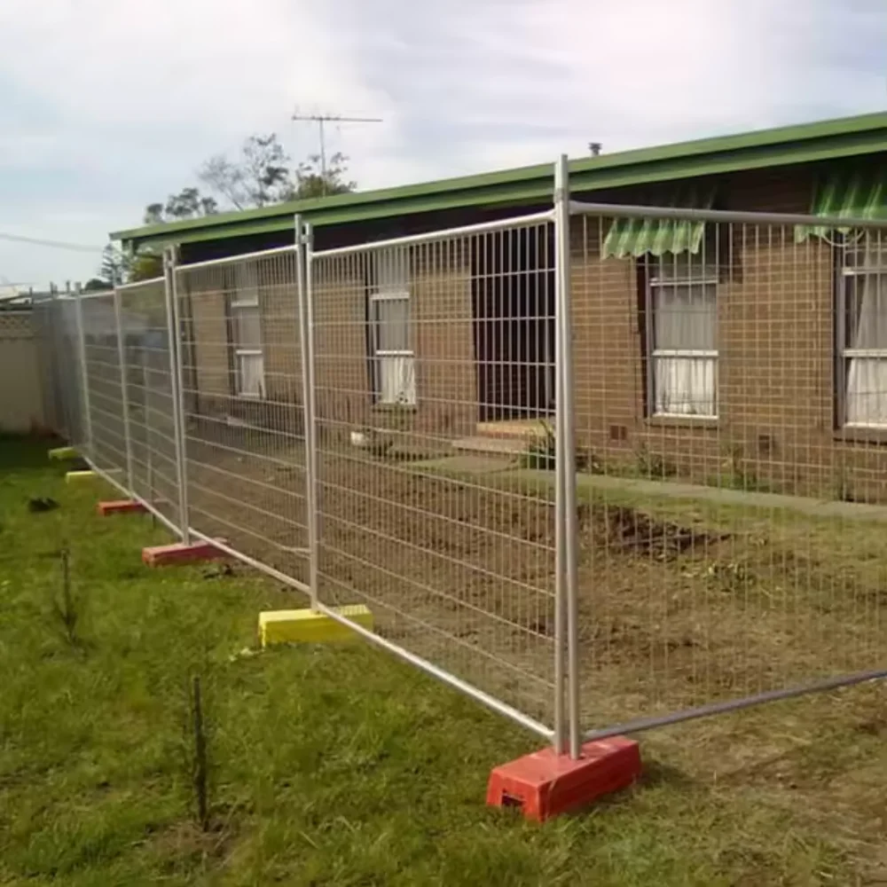 outdoor fence temporary fence/ mobile fences for construction site safety protection/ Canada steel fence barrier panel