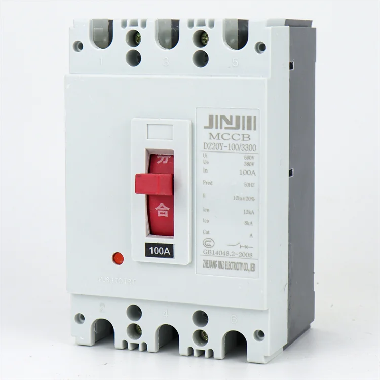 MCCB 3 полюс 4 полюса 380V 100A 225A 250A 400A 600A 800A Max AC Автоматический выключатель в литом корпусе