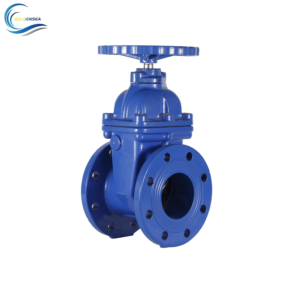 Tianjin Goldensea casting steel wcb or carbon  manual Bevel gearbox gate valve
