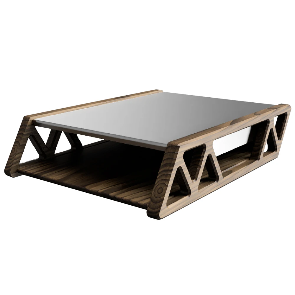 Japan Wholesale Wood Products Walnut Wood Interior Holder for Documents