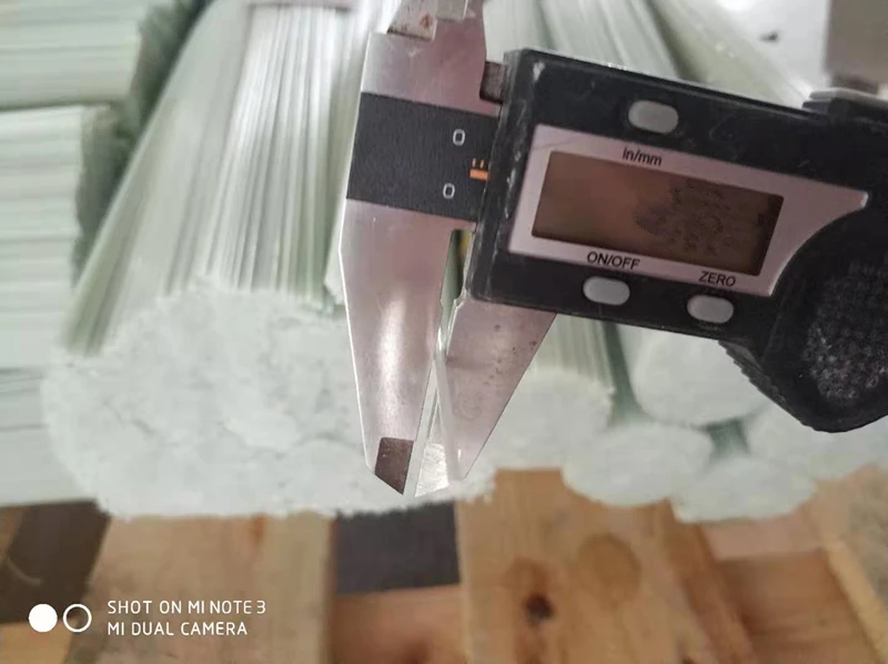 Dongguan Sanchuang 2MM Diameter white or natural white FRP Pultrusion Fibre Glass Rod