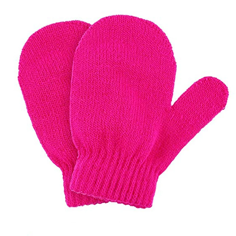 China Wholesale Children Acrylic Knitted Keep Warming Winter Kids Gloves