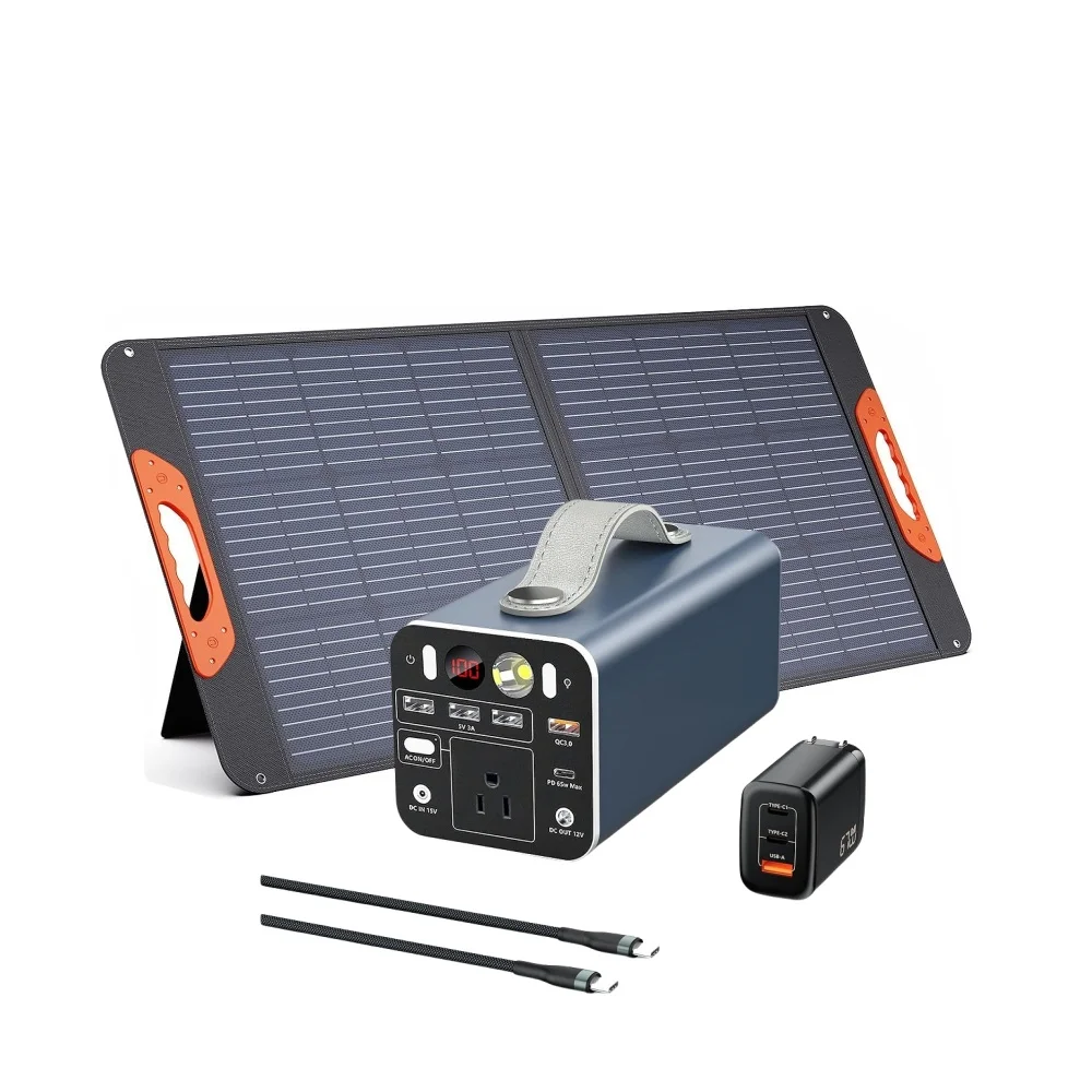 110v 220v portable home solar generator power station 180w 300w 500w 700w 1000w solar panels and backup generator