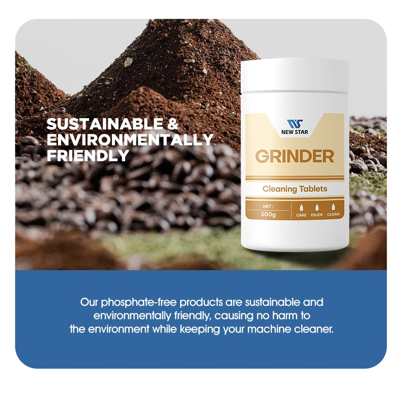240g Daily Grinder Coffee Machine Cleaning Tablets Solid Shape Enhances Longevity and Performance