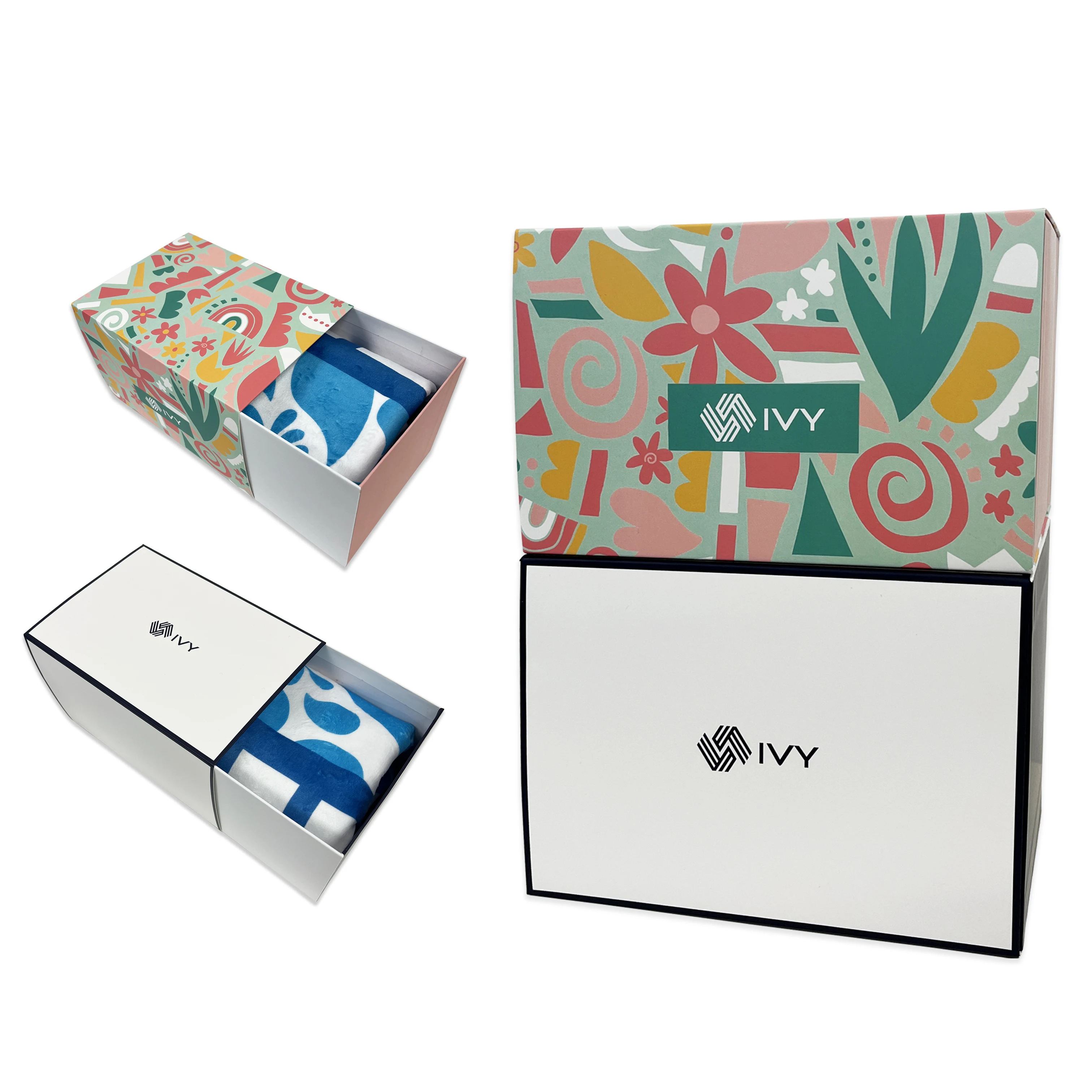 Low MOQ Custom your logo design cotton and polyester material Digital printed beach towel with gift box