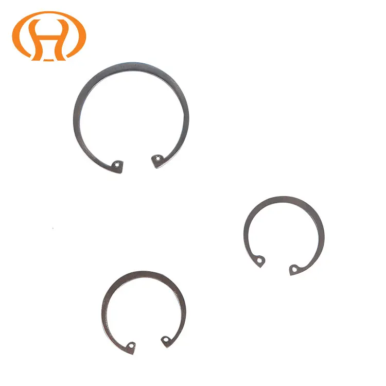 Customized DIN 472 471 304 316 17-7PH Inconel X 750 718  Snap Ring With Spring Clip Retainer Circlip