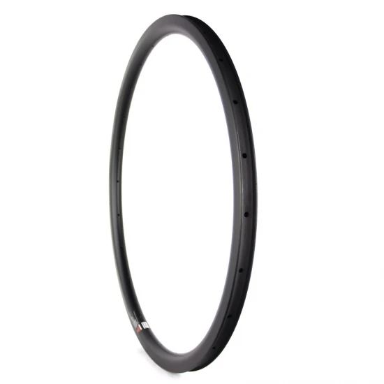 700C Disc Brake Symmetric Road Carbon Rim 28mm Width Carbon Fiber Road Bicycle Wheels Straight Pull Rim Brake For Racing