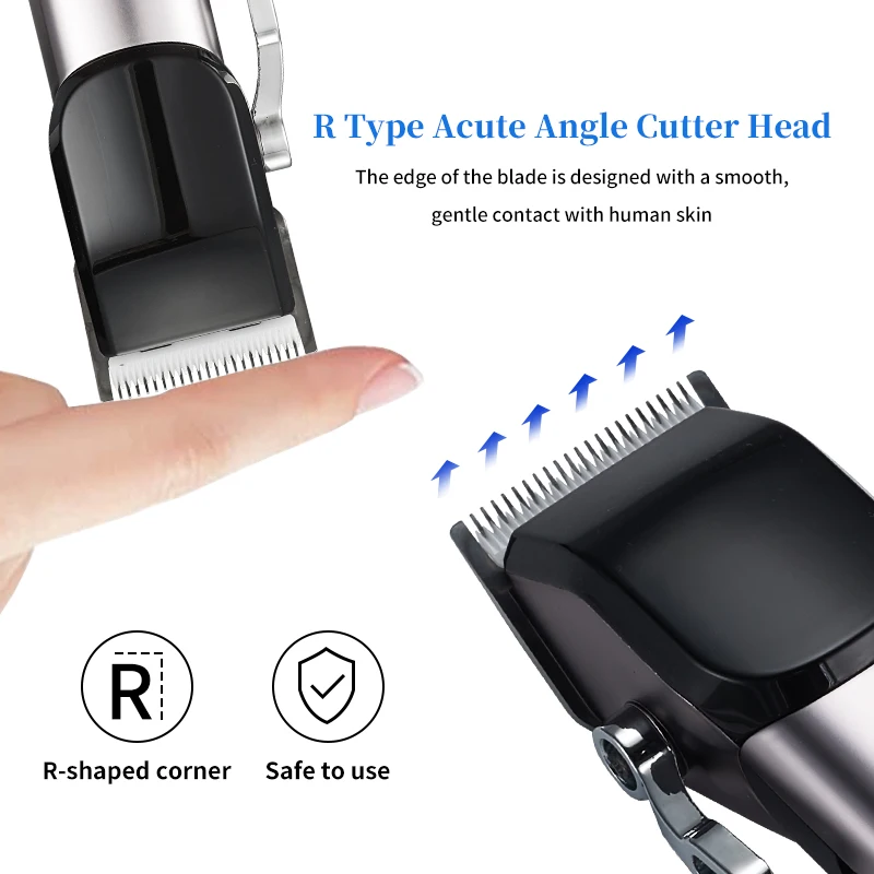 Wholesale New Hair Clipper High Speed Motor USB Charging Ceramic Blade Electric Hair Clipper