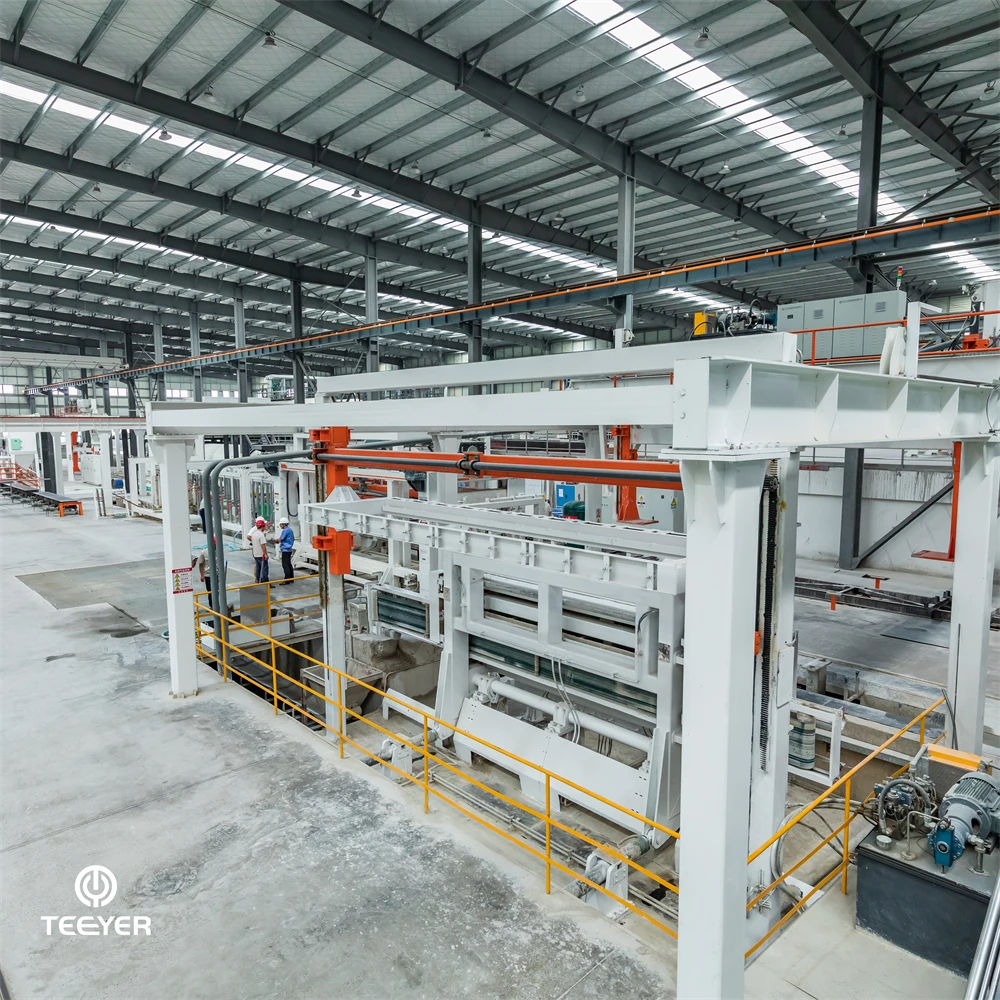Autoclave areated concrete AAC  block cutting making machine ALC plant equipment