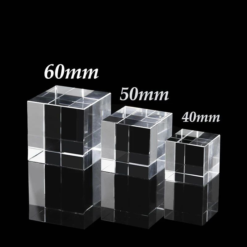 Honor of crystal K9 Square Blank Glass Crystal Cube Block For Lasering DIY Paperweight Home Decor