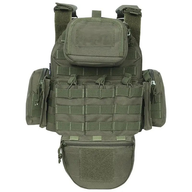 Lightweight Nylon MOLLE multi-functional expansion system breathable wear-resistant outdoor training uniform tactical vest vest