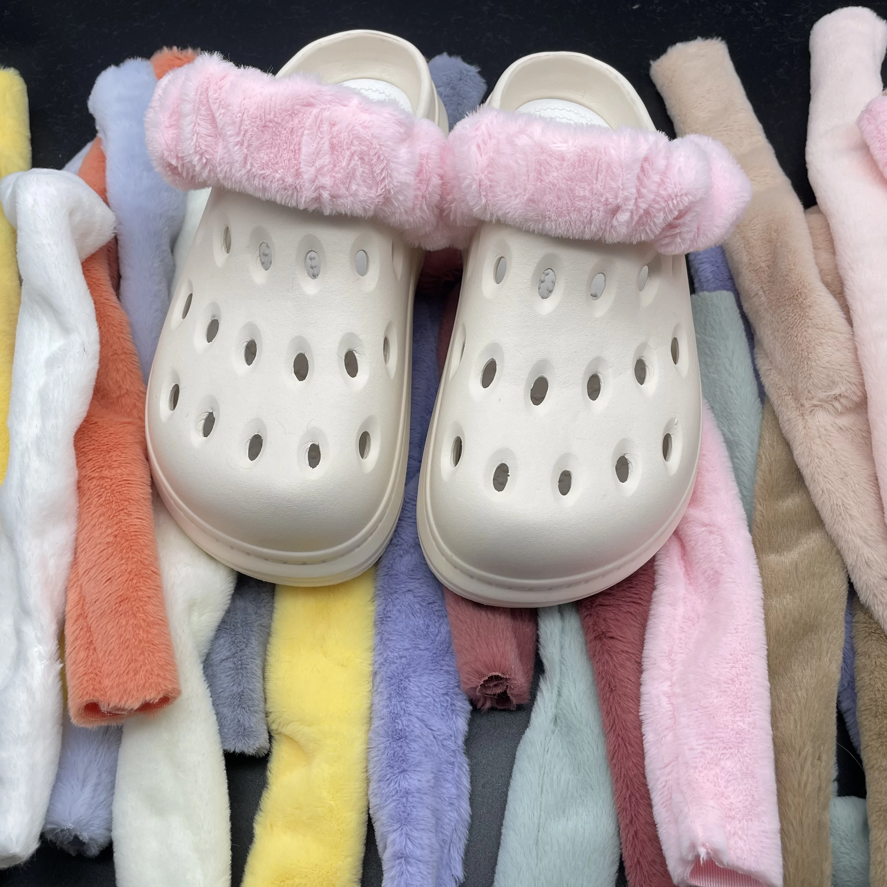 Wholesale Diy cover shoes Cloth strap Cover Charms Custom Bling Shoelace Personalisation Designer Charms Crocks shoe parts