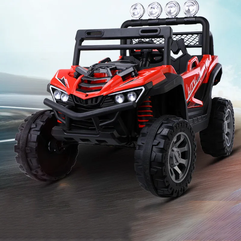 RHS-CAR87  Wholesale New Design Biggest Size 12V/24V Battery  Two Seats Kids Electric Ride On Car for 12 years old