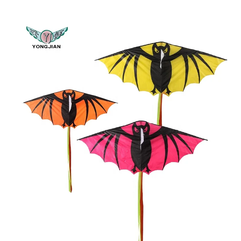 Wholesale cheap durable kids toys fashion bat animal shape kite fancy kite