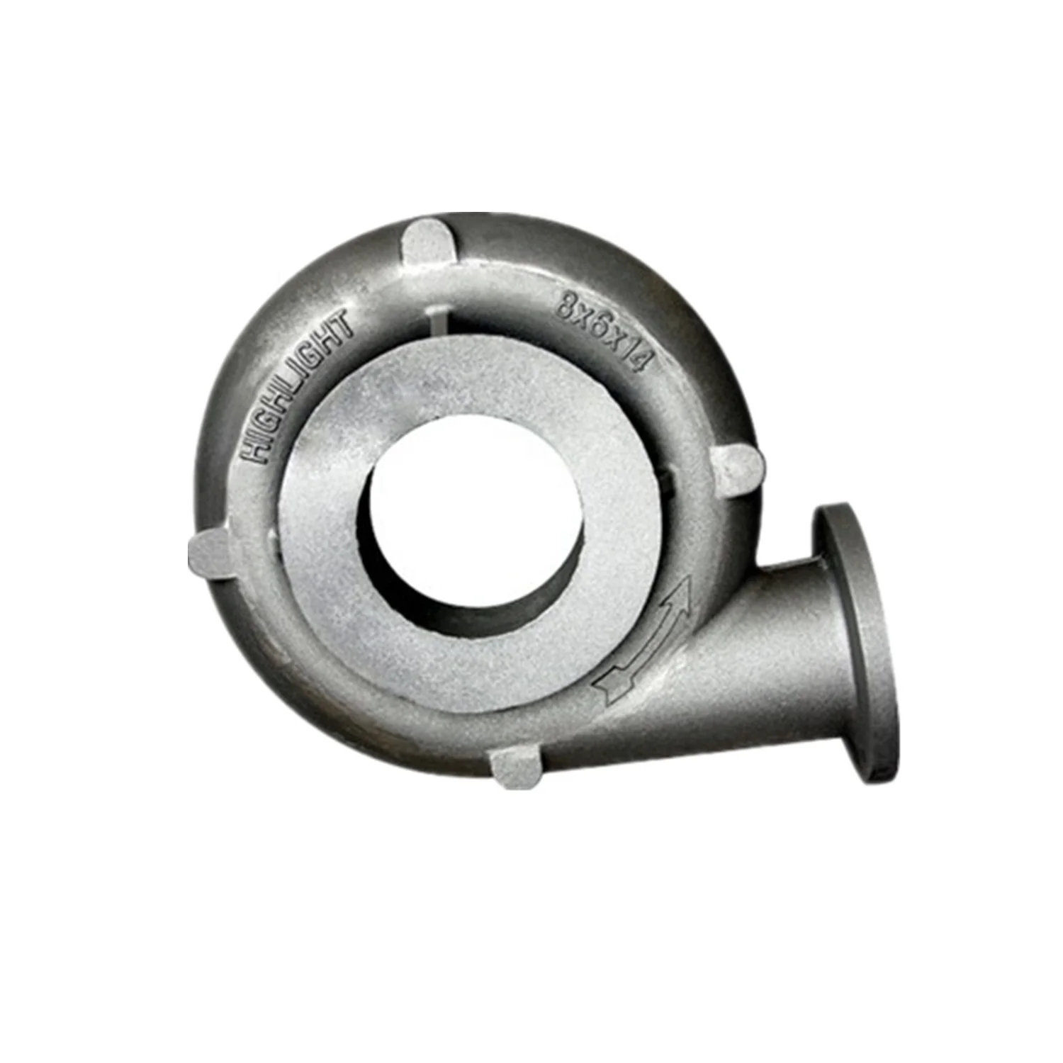 Защита окружающей среды литейный индивидуальный центробежный насос запасной корпус водяного насоса литья