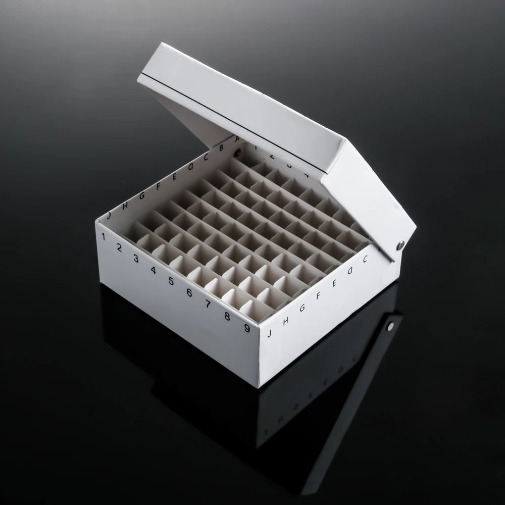 Cryogenic Storage Box 81 100 Well cardboard paper cryogenic vial storage freezer tube box