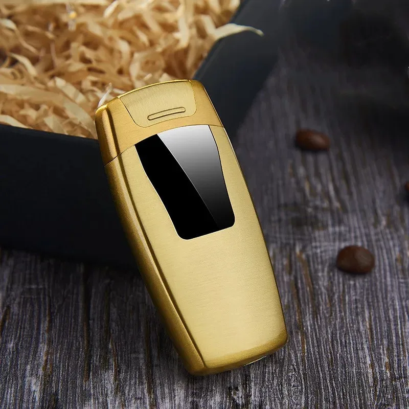 Top Ranked Electric Rechargeable encendedor USB Dual Arc Cigarette Lighter Windproof Flameless Electronic Plasma Lighter