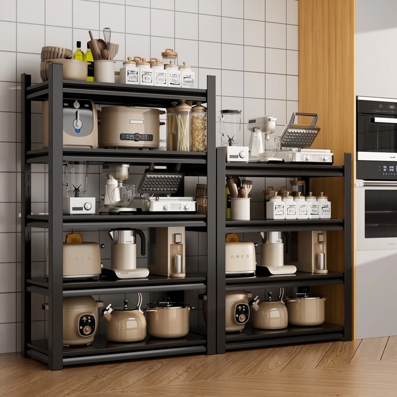 Kitchen Warehouse Home Bolt-less Storage Rack & Shelf for Living Room Tools Bags Microwave Oven