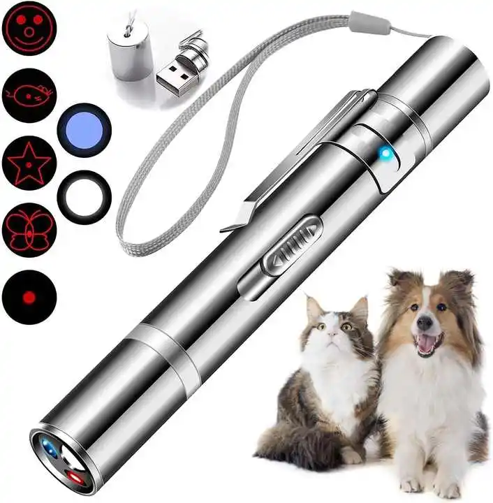 Pet Training Tool Interactive Pet Laser Light Toy Smart Cat Laser Pen Cat Laser Pointers for cat dog