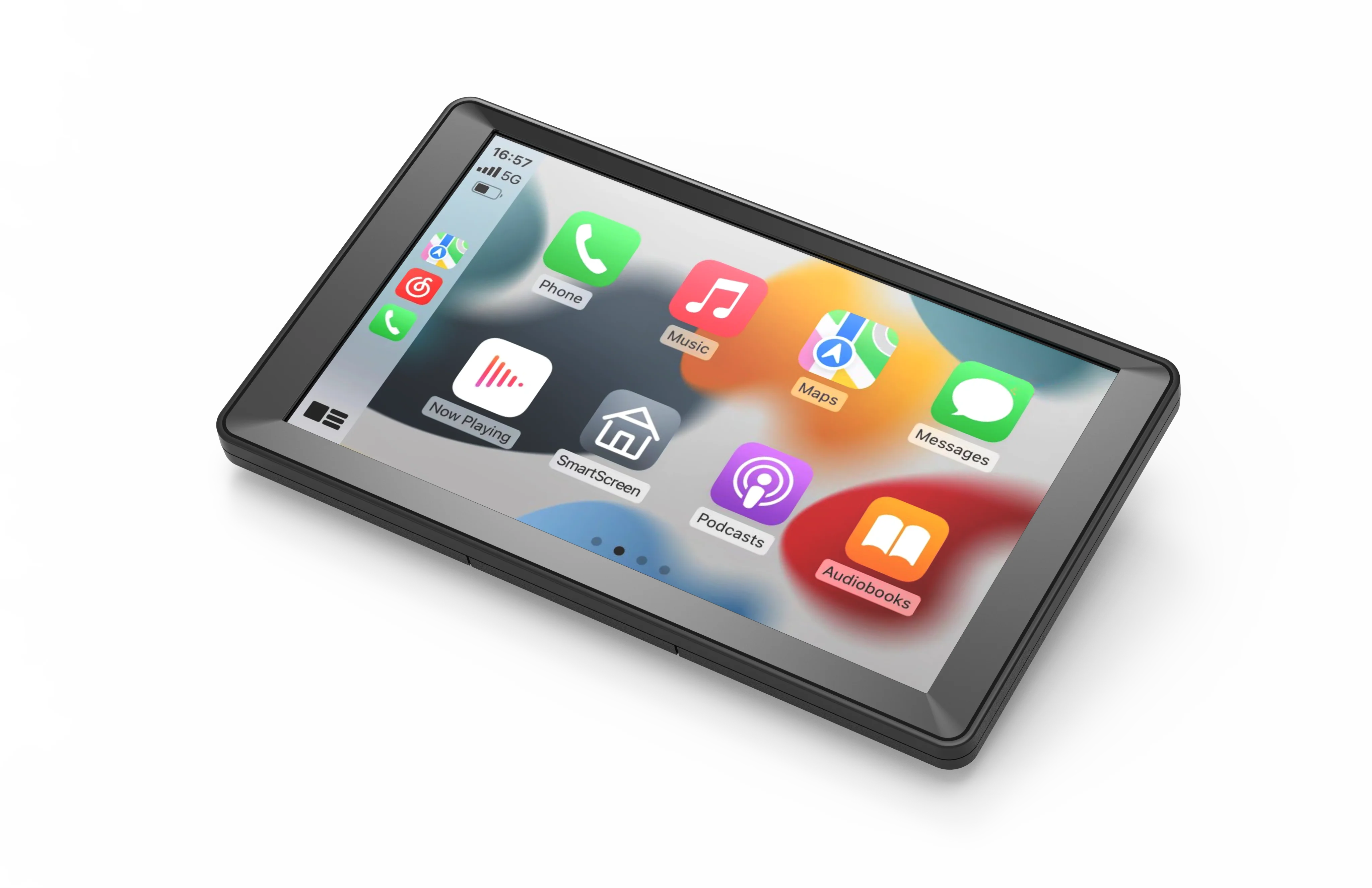 9.0 inch Portable Wireless Carplay Android Auto AUX FM GPS Car Stereo with 4K Dash Cam Front Rear View Backup