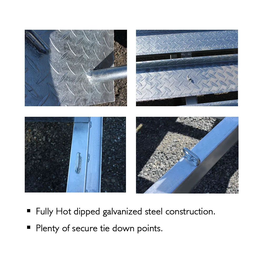 Single Dirt Cargo Motor Fat Bike Trailer For Motorbike To Tow