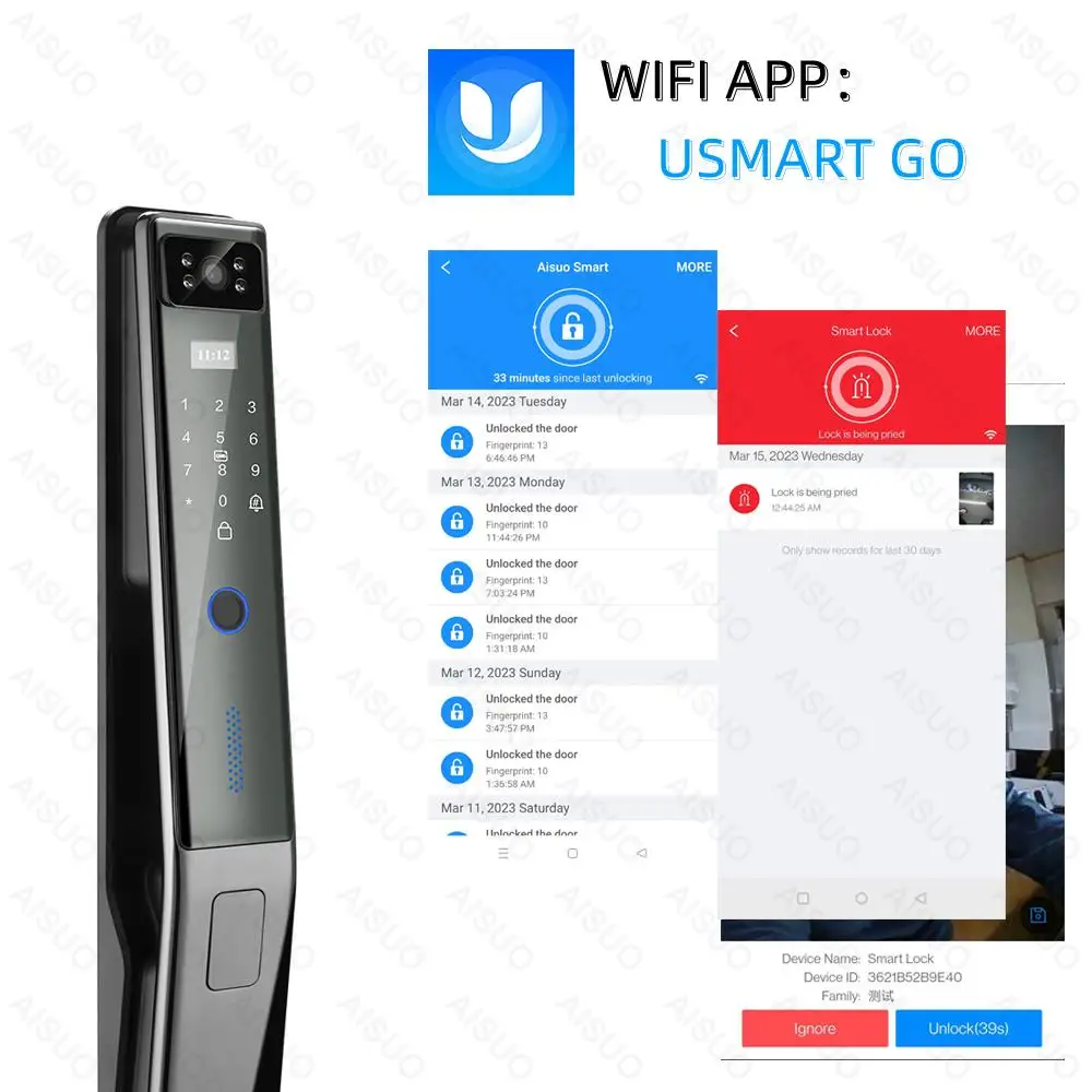 Лидер продаж, Wi-Fi-приложение TUYA, Электрический дверной замок, умный биометрический дверной замок с отпечатками пальцев