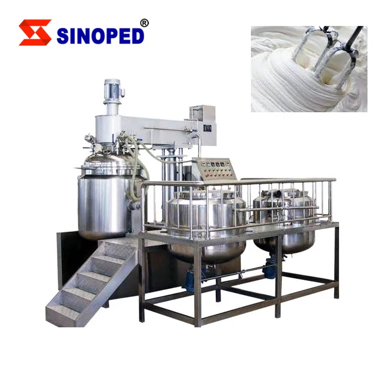 Toothpaste emulsifier milk pasteurizer and homogenizer mixer machine