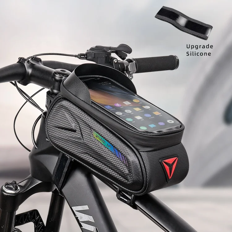 
WHEEL UP Headphone Jack Design MTB Road Waterproof Bike Bag Bicycle Top Tube Bag 