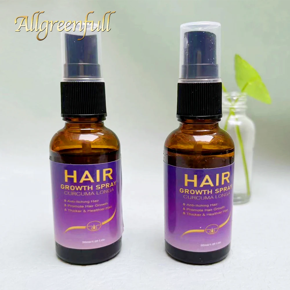 7 Days Turmeric Hair Growth Spray Fast Hair Growth Treatment Hair Growth