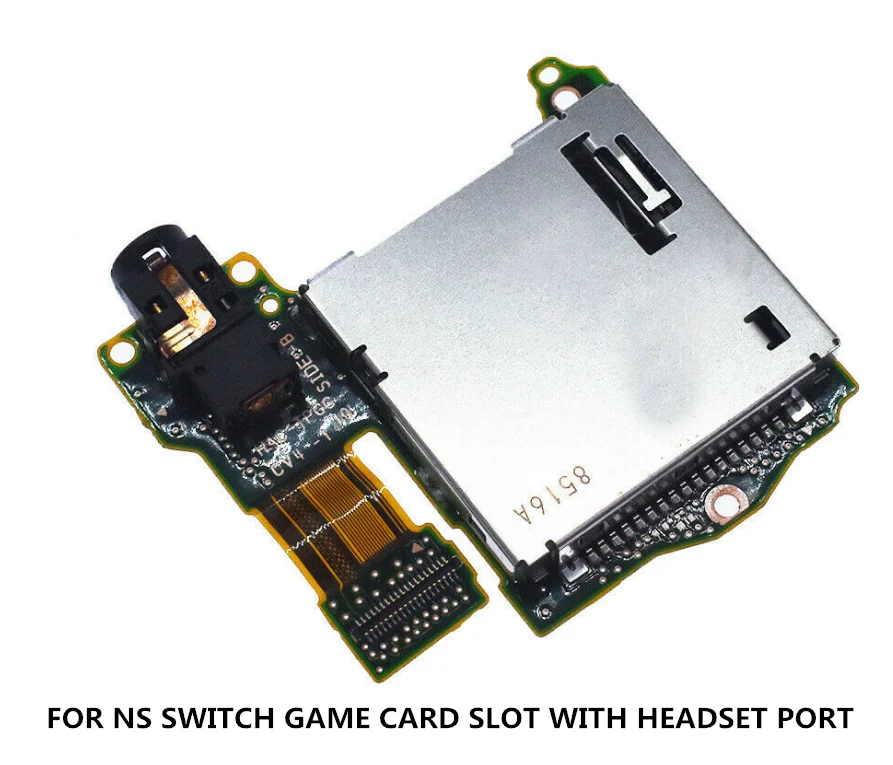 Game Slot Card Reader Socke For  NS Switch Game Console Repair Parts Game Card with Headphones Port
