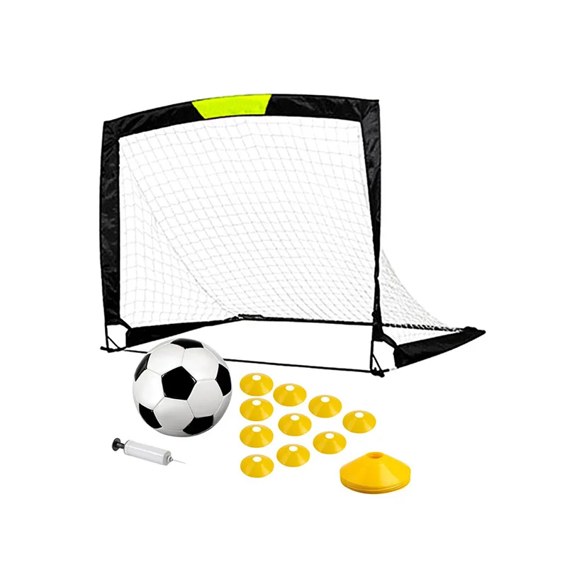 Pop up soccer goal set 4 X 3 Feet soccer for backyard outdoor portable football goal set for toddlers football goal set for kids